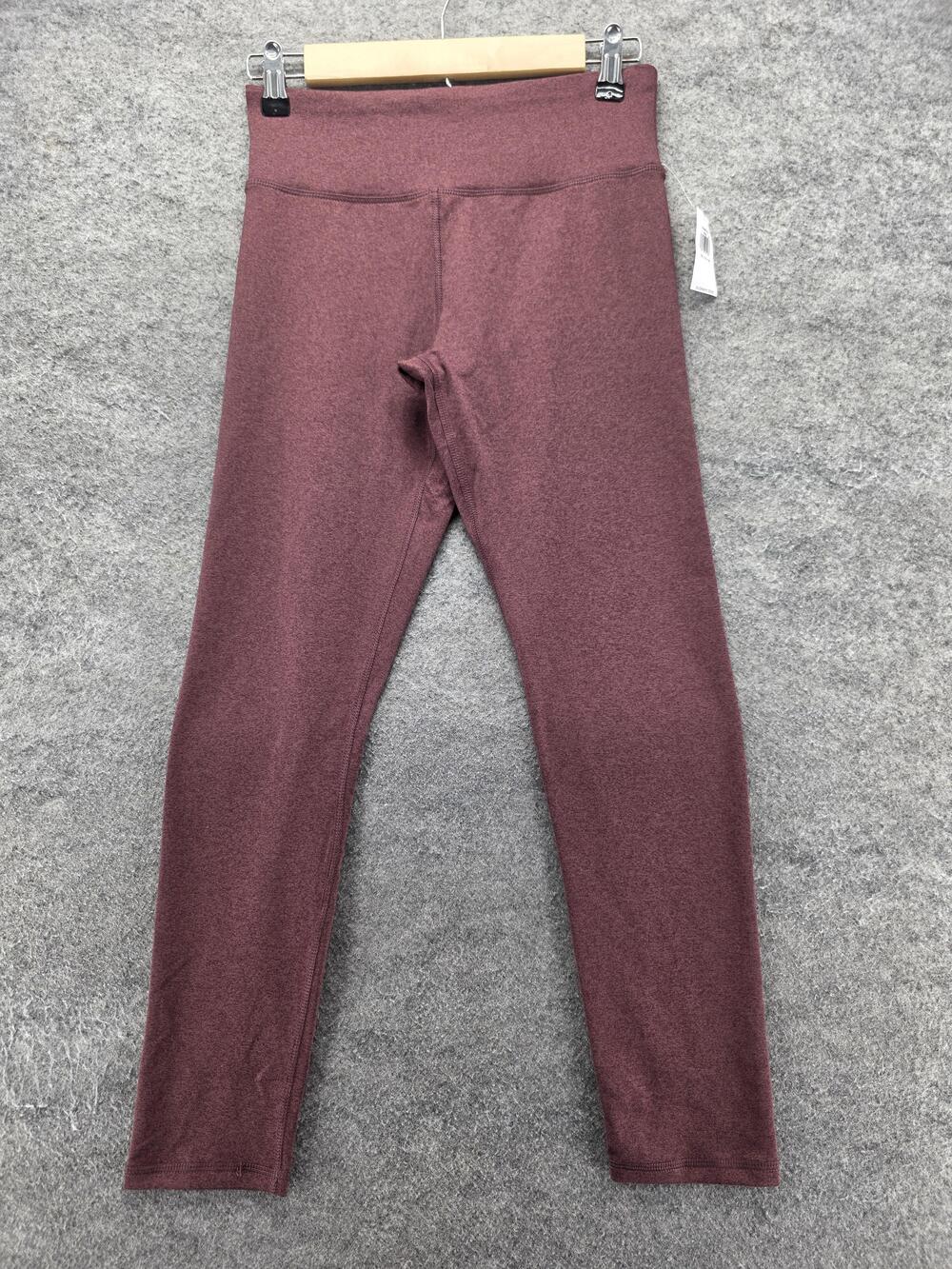 Old Navy Leggings Girls XL 14-16 Red Ankle Powerpress Go-Dry Stretch Activewear